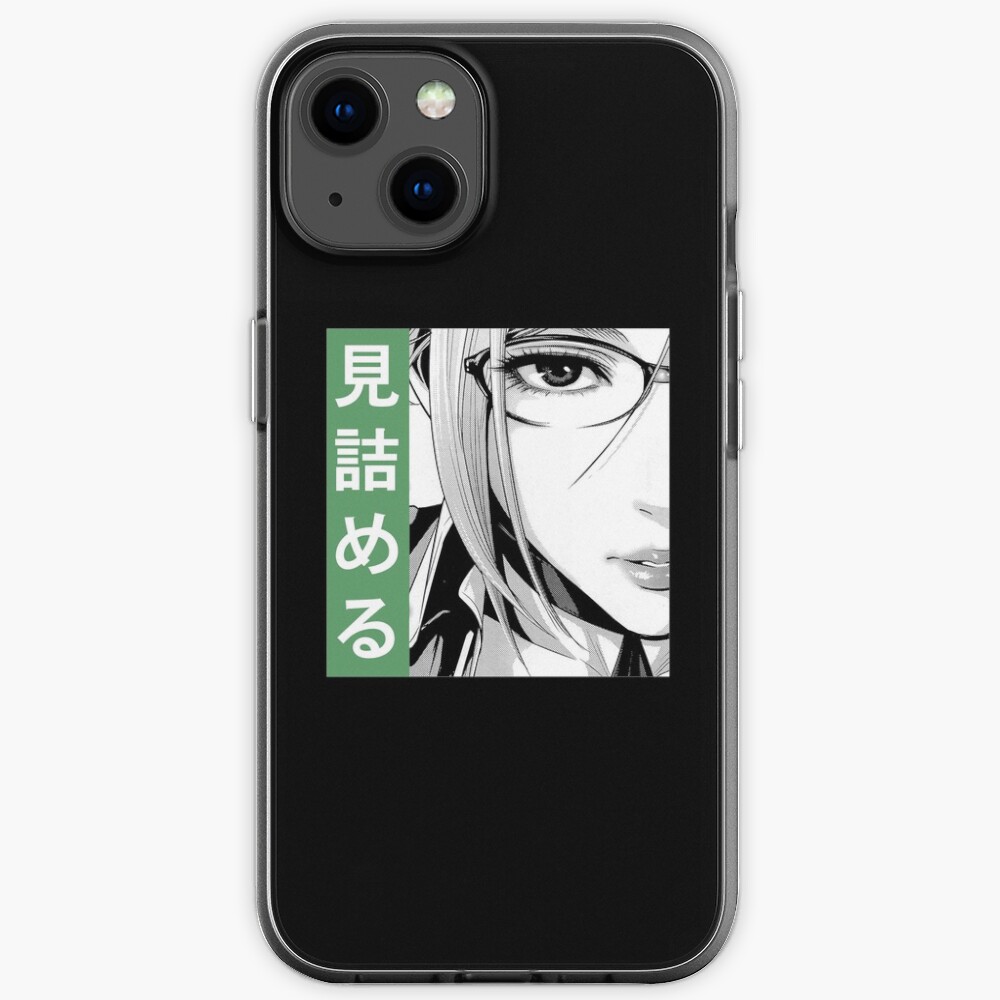 Prison School Stare Green Sad Japanese Anime Aesthetic Iphone Case For Sale By Poserboy Redbubble