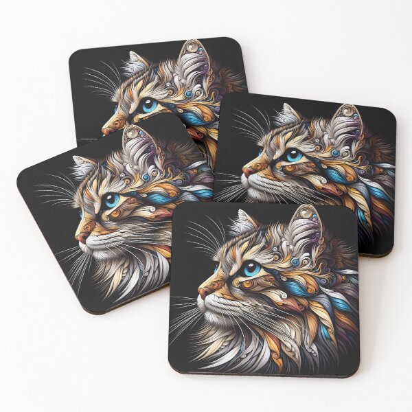 Item preview, Siberian Whimsy: Damien Hirst's Artful Cat Tales designed and sold by BastKittyStore.