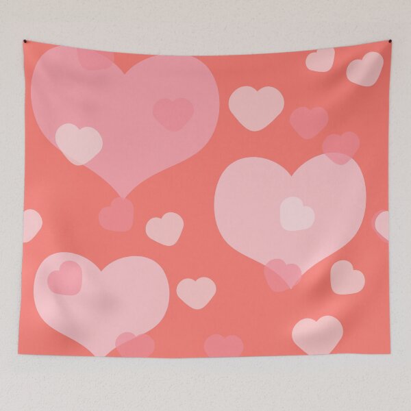 Item preview, Pink big and small hearts designed and sold by ReflectedCrafts.