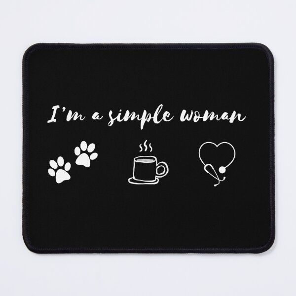 Item preview, I’m A Simple Woman | Dogs | Coffee |Nurse designed and sold by ShopCoolStop.