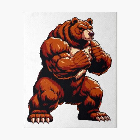 Artikel-Vorschau von Brown Bear Fighter für Fantasy-Kampfspiel, designt und verkauft von kylmllr101684.