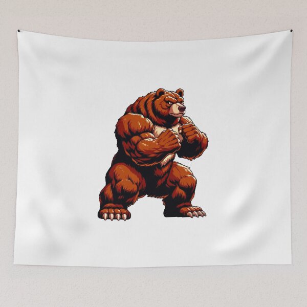 Item preview, Brown Bear Fighter for Fantasy Fighting Game designed and sold by kylmllr101684.