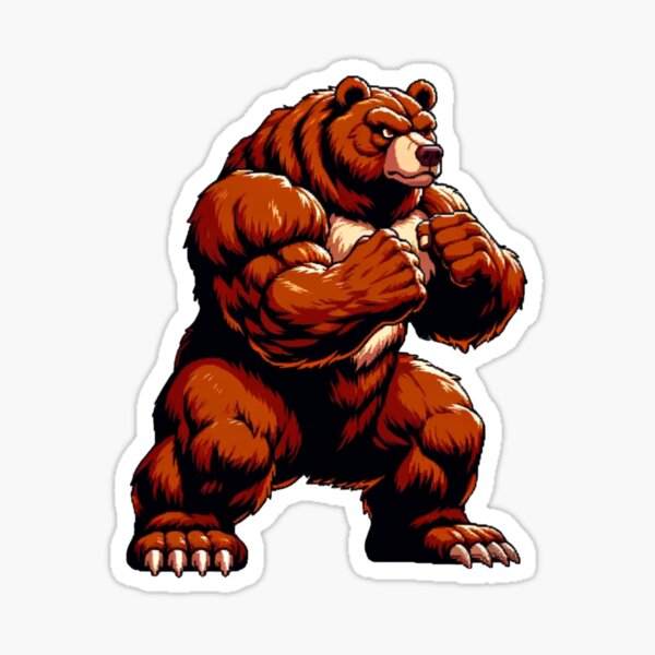 Artikel-Vorschau von Brown Bear Fighter für Fantasy-Kampfspiel, designt und verkauft von kylmllr101684.