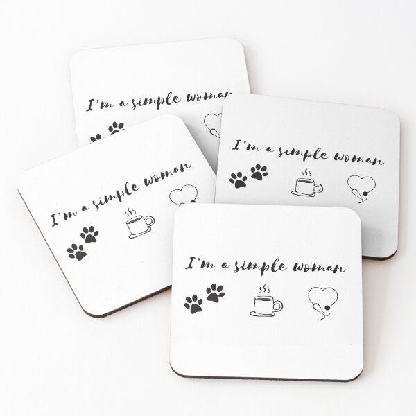 Item preview, I’m A Simple Woman | Dogs | Coffee |Nurse Job designed and sold by ShopCoolStop.