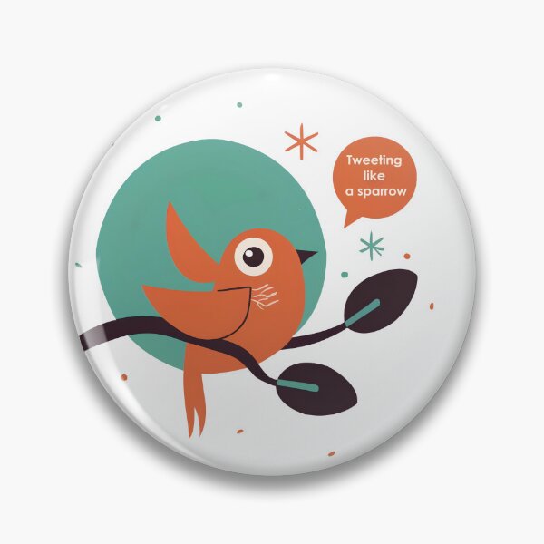 Item preview, Tweeting Bird designed and sold by moderncolor.