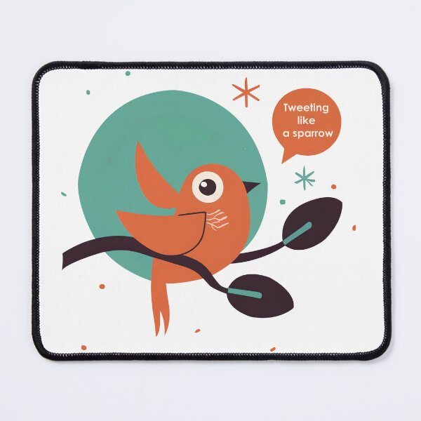 Item preview, Tweeting Bird designed and sold by moderncolor.