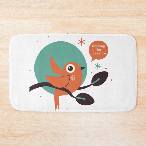 Item preview, Tweeting Bird designed and sold by moderncolor.