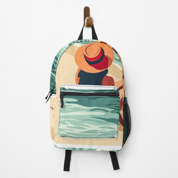 Item preview, Woman enjoying the sun at the beach designed and sold by JuanmaLW.