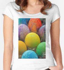 Easter Egg Study 4 Women's Fitted Scoop T-Shirt