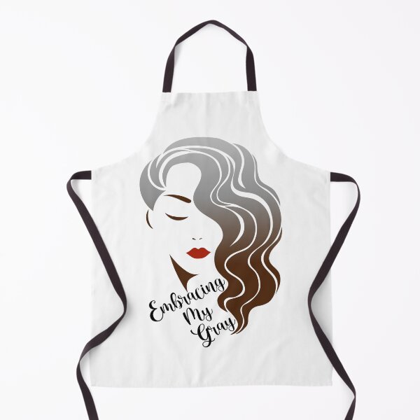 Item preview, Embracing My Gray - Brunette Hair designed and sold by SilverLocksShop.