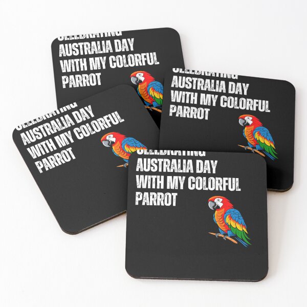 Item preview, Celebrating Australia Day with My Colorful Parrot designed and sold by peach-lab01.