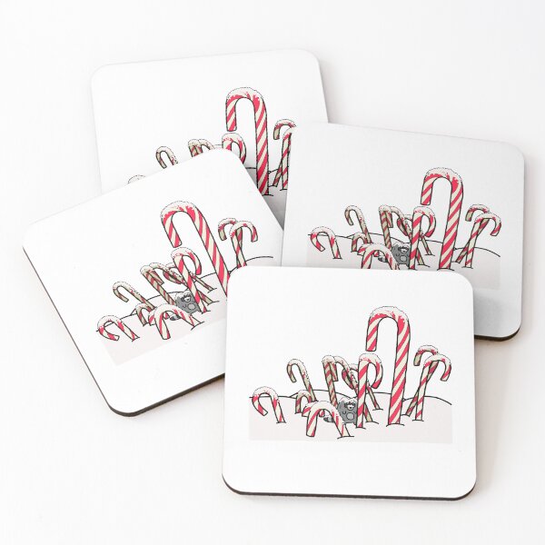 Item preview, Rowan Raccoon in Candy Cane Land designed and sold by rowanraccoonart.