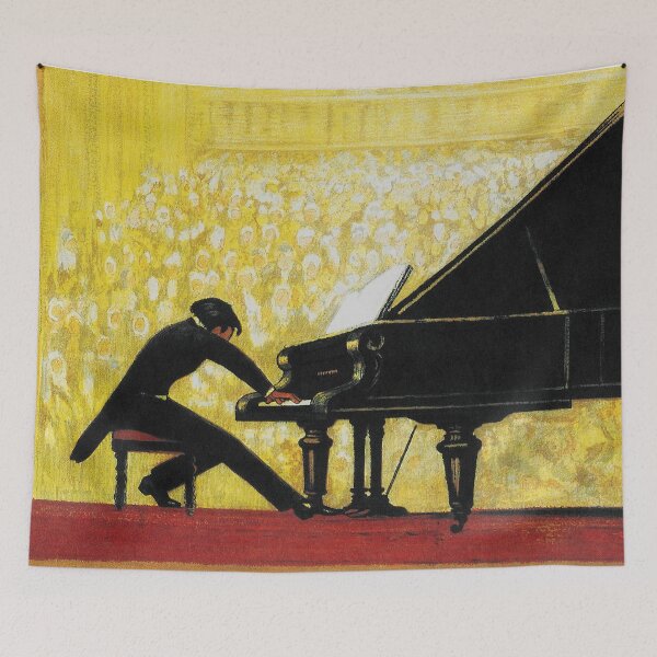 Item preview, Vintage Piano Recital Illustration (1920) designed and sold by BravuraMedia.
