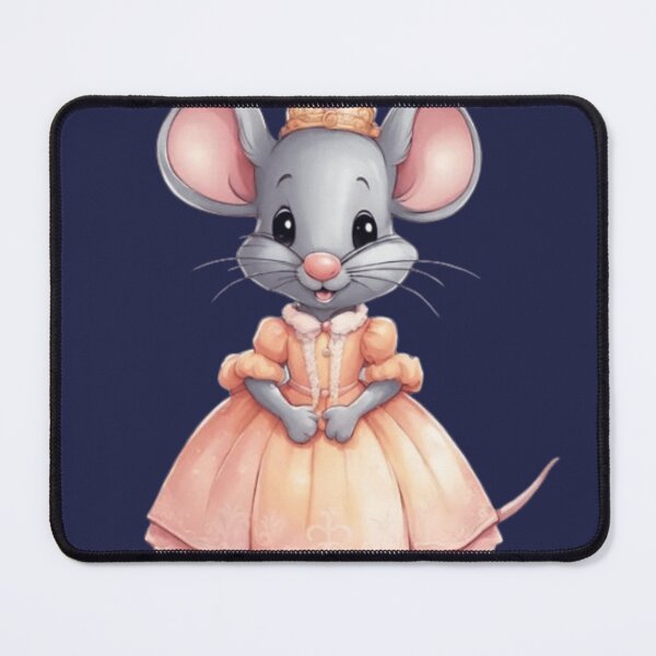 Item preview, Cute princess mouse with cheese designed and sold by Culmika.