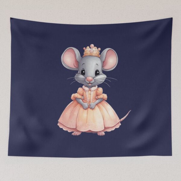 Item preview, Cute princess mouse with cheese  designed and sold by Culmika.