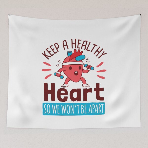 Item preview, Keep a Healthy Heart So  We Won't Be Apart Disease Awareness designed and sold by jaygo.