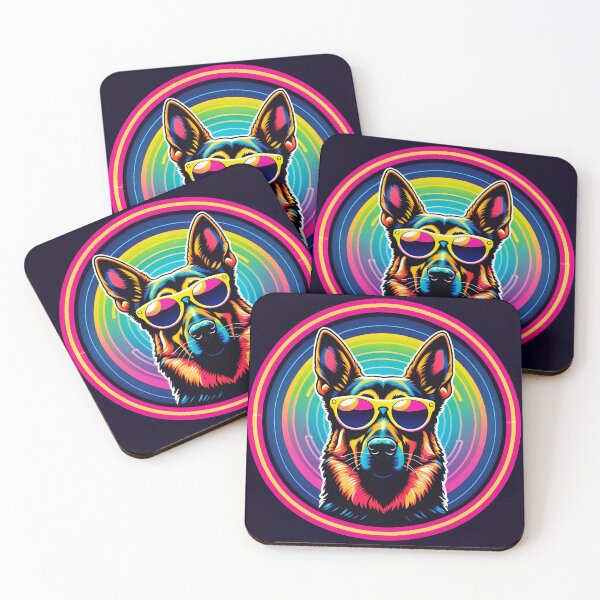 Item preview, Iconic German Shepherd Wearing Sunglasses designed and sold by Doggo4Life.