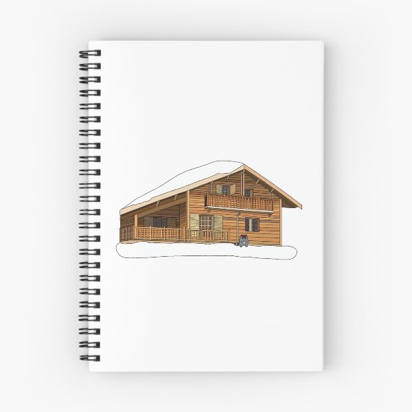 Item preview, Rowan Raccoon at a Snowy Chalet designed and sold by rowanraccoonart.