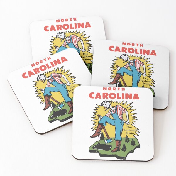 Item preview, Vintage Style North Carolina Decal Design designed and sold by Decal Mania.