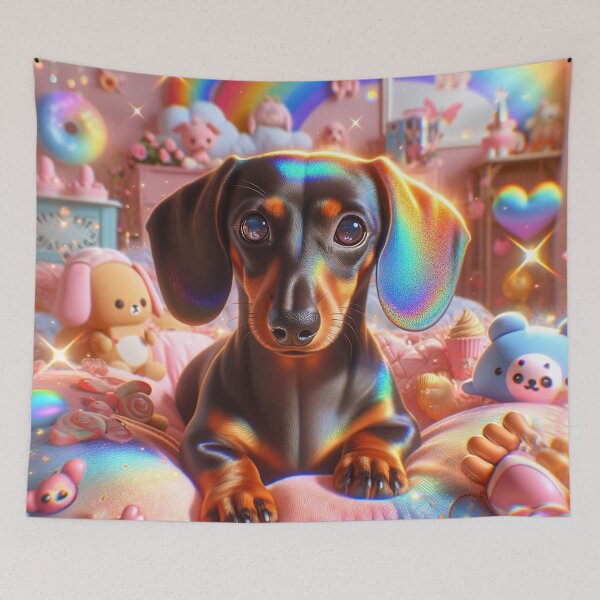 Item preview, delightful dachshund  designed and sold by Bakesales.
