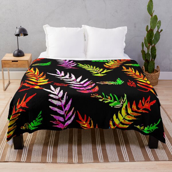 Item preview, Stunning Neon Leaf Pattern designed and sold by Health And Fitness Posts e-Store.