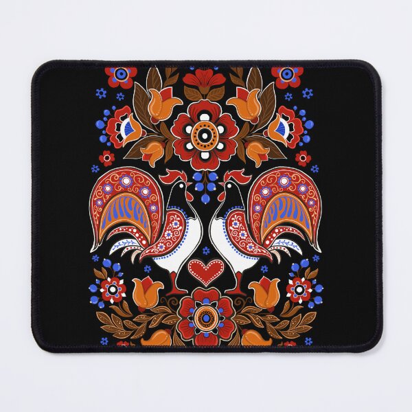 Item preview, folk,easter birds, roosters and flowers designed and sold by Hennagirl.