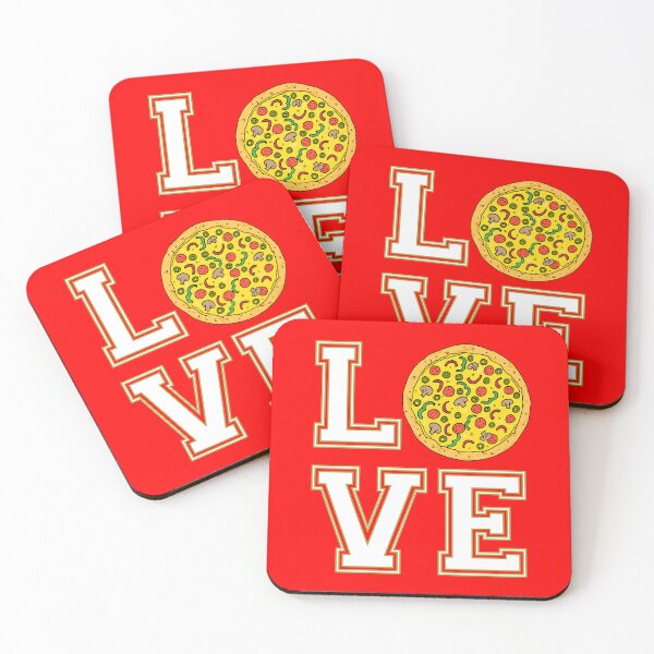 Item preview, Love Pizza College Varsity Style designed and sold by HotHibiscus.