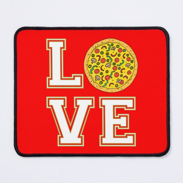 Item preview, Love Pizza College Varsity Style designed and sold by HotHibiscus.