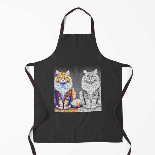 Item preview, Siberian Muse: Modern Cat Art Collection designed and sold by BastKittyStore.