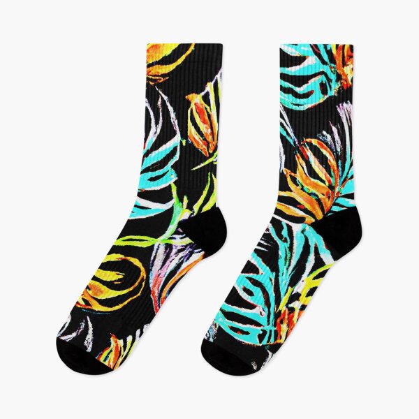 Item preview, Glowing Leaves Captivating Neon Art designed and sold by Health And Fitness Posts e-Store.