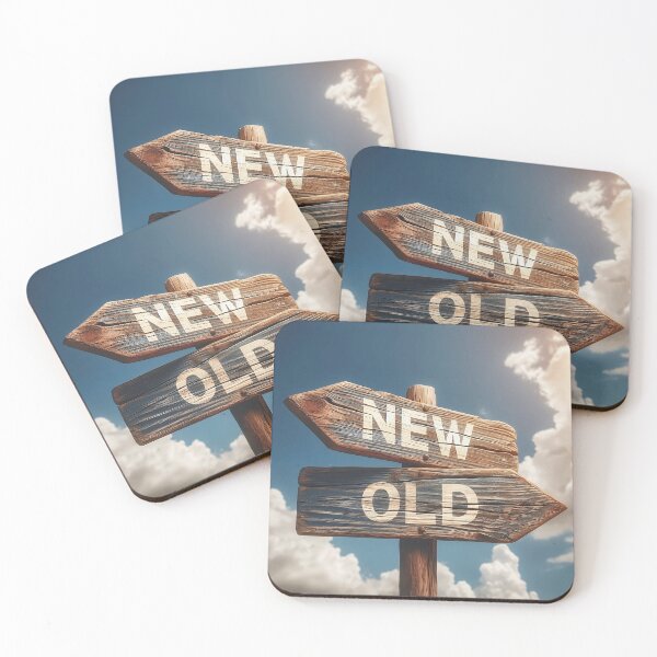Item preview, signs with the word new and old designed and sold by sakkara22.