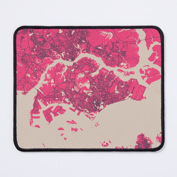 Item preview, Singapore City Map - Blossom designed and sold by deMAP.