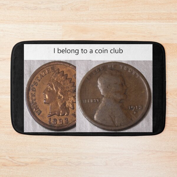 Item preview, I belong to a coin club 1893 Indian & 1913 D Lincoln Cents designed and sold by coinsxcrochet.
