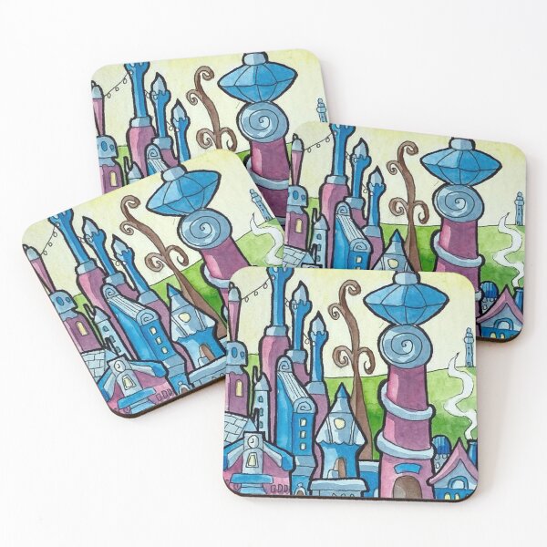 Item preview, Whimsical Landscape - Watercolour designed and sold by Katie Atkin.