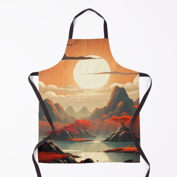 Item preview, Enchanted Red Maples Mystical Landscape designed and sold by unimuse.