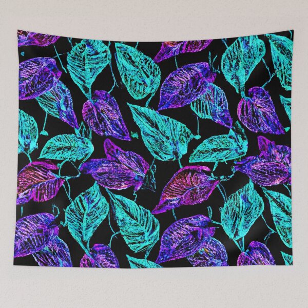 Item preview, Neon Leaf Elegance Artistic Design designed and sold by Health And Fitness Posts e-Store.
