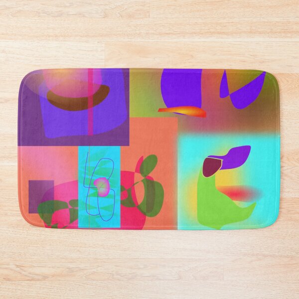 Item preview, Abstract Colorful Art Composition with Vibrant Shapes designed and sold by masabo.