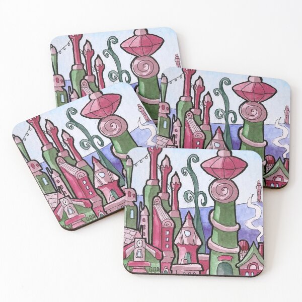Item preview, Whimsical Landscape - Watercolour designed and sold by Katie Atkin.