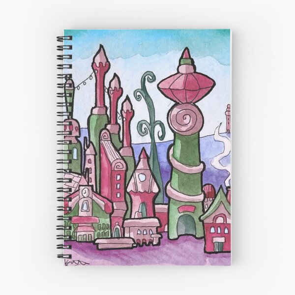 Item preview, Whimsical Landscape - Watercolour designed and sold by Katie Atkin.
