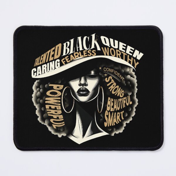 Item preview, Empowered Queen Black Excellence and Pride Tee African Black History African American Ladies Tee Black History T-Shirt designed and sold by MAPDDesigns.
