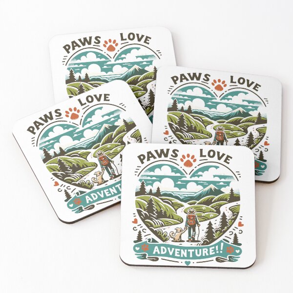 Item preview, Hiking Hearts: A Dog and Owner Adventure designed and sold by PunnyPawsShop.