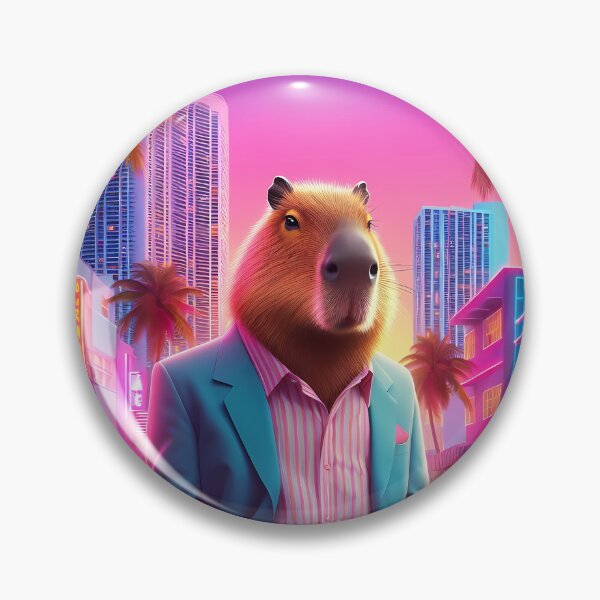 Artikelvorschau, Miami Capy entworfen und verkauft von hiddenlayers.