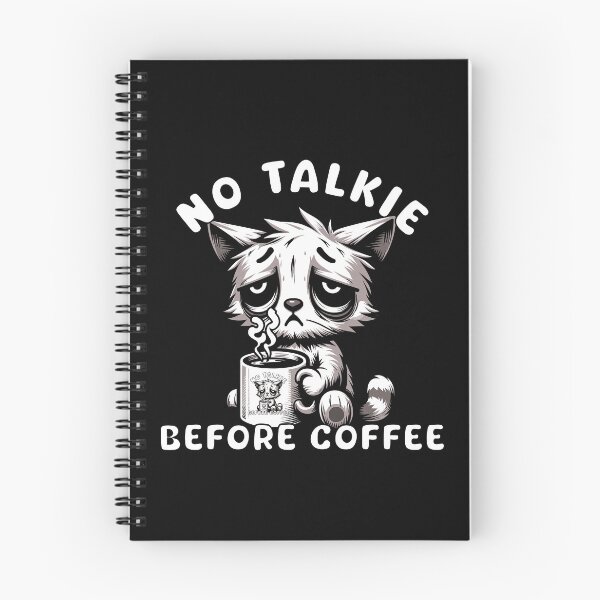 Artikelvorschau, Noch nicht wacher Katzenmorgen: Kein Talkie vor dem Kaffee entworfen und verkauft von TwistedRabbit12.