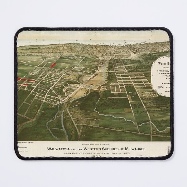 Item preview, Wauwatosa and the Western Suburbs of Milwaukee (1892) designed and sold by allhistory.
