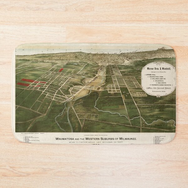 Item preview, Wauwatosa and the Western Suburbs of Milwaukee (1892) designed and sold by allhistory.