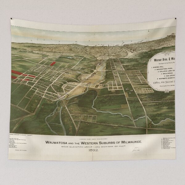Item preview, Wauwatosa and the Western Suburbs of Milwaukee (1892) designed and sold by allhistory.