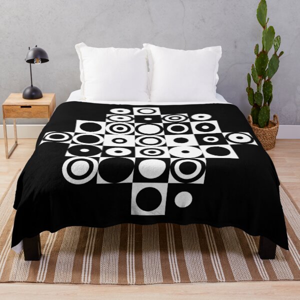 Item preview, Square the Circle or Quadrature of the Circle Black White 3 designed and sold by Shapes-Mania.