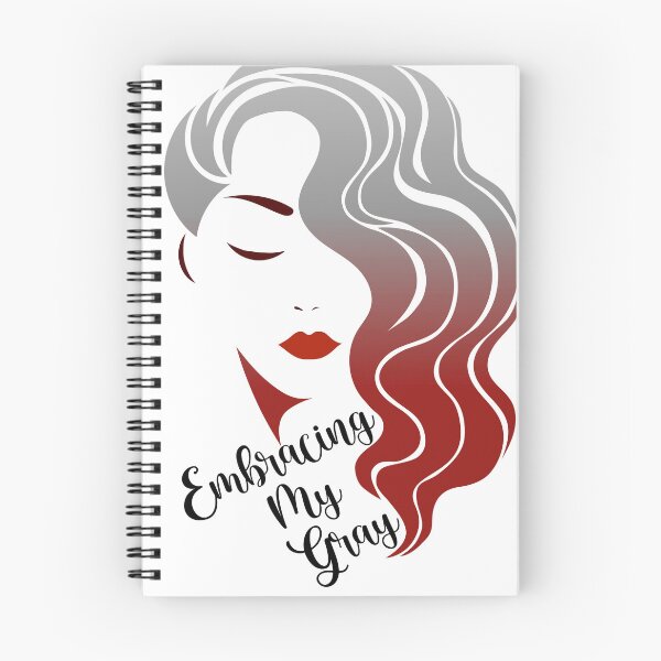 Item preview, Embracing My Gray - Red Hair  designed and sold by SilverLocksShop.