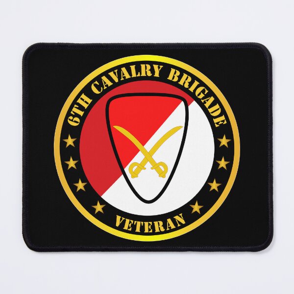 Item preview, Army - 6th Cavalry Brigade Veteran designed and sold by Military Insignia Products.