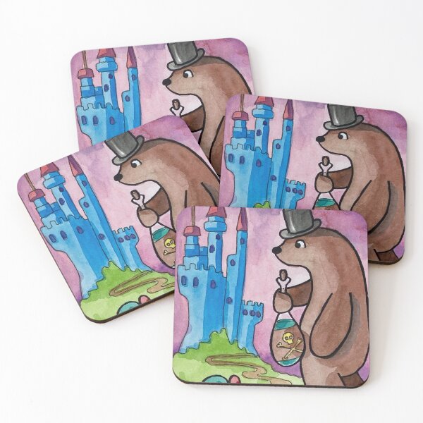 Item preview, Potion Master Bear Goes to Castle - Watercolour designed and sold by Katie Atkin.